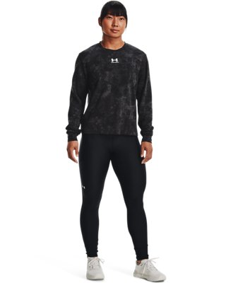 Sudadera UA Rival Terry Printed para mujer, Black, pdpMainDesktop image number 2