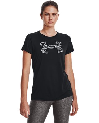 Women's UA Tech™ Script Logo Short Sleeve | Under Armour TH