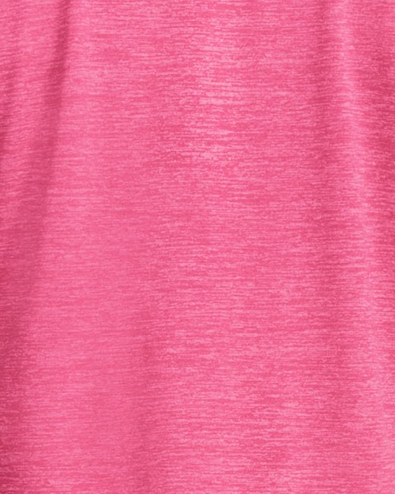Haut à manches courtes UA Tech™ Twist Crest pour femmes, Pink, pdpMainDesktop image number 1