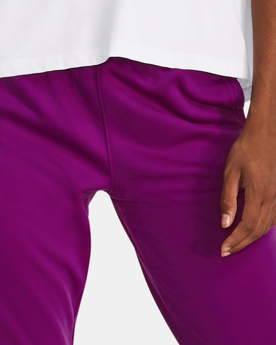 Damen Armour Fleece® Jogginghose, Purple, pdpMainDesktop image number 2