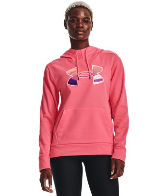 Women's Armour Fleece® Big Logo Hoodie, Red, pdpZoomDesktop image number 0