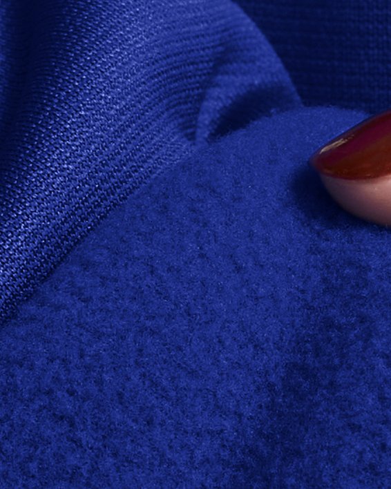 Women's Armour Fleece® ¼ Zip, Blue, pdpMainDesktop image number 2