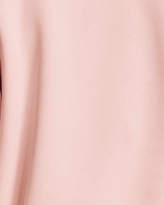 Sudadera UA Rival Fleece Wrap Neck para Mujer, Pink, pdpMainDesktop image number 1