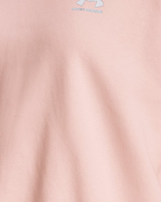 Sudadera UA Rival Fleece Wrap Neck para Mujer, Pink, pdpMainDesktop image number 0