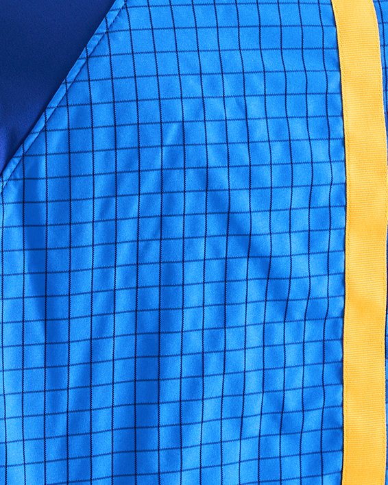 남성 UA 액셀러레이트 트랙 재킷 in Blue image number 4