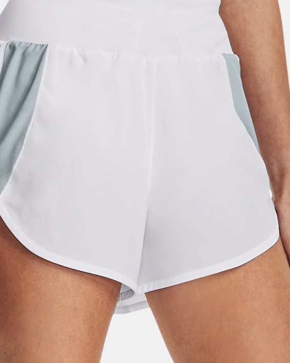 Women's UA Fly-By Elite High-Rise Shorts in White image number 2