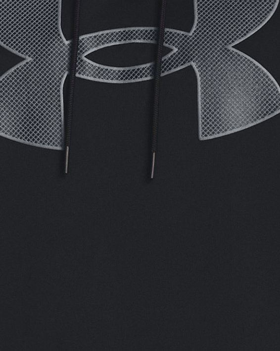 Men's Armour Fleece® Big Logo Hoodie, Black, pdpMainDesktop image number 0