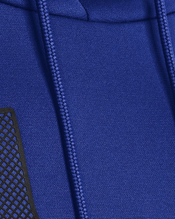 Men's Armour Fleece® Big Logo Hoodie, Blue, pdpMainDesktop image number 3