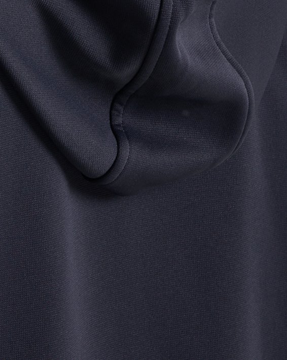 Armour Fleece® Hoodie mit durchgehendem Zip für Herren, Black, pdpMainDesktop image number 4