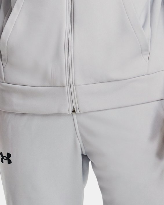 Men's Armour Fleece® Full-Zip Hoodie, Gray, pdpMainDesktop image number 2