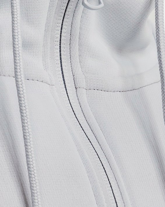 Men's Armour Fleece® Full-Zip Hoodie, Gray, pdpMainDesktop image number 3