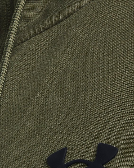 Men's Armour Fleece® Full-Zip Hoodie, Green, pdpMainDesktop image number 3