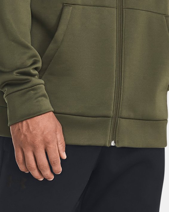 Men's Armour Fleece® Full-Zip Hoodie, Green, pdpMainDesktop image number 2