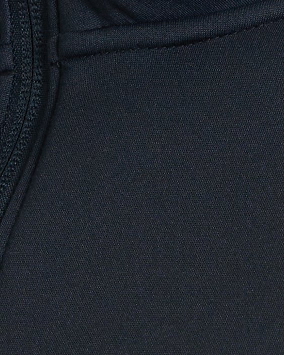 Men's Armour Fleece® ¼ Zip in Black image number 6