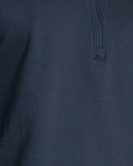 Men's Armour Fleece® ¼ Zip in Black image number 2