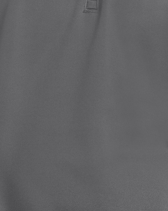Męska koszulka z krótkim zapięciem na zamek Armour Fleece®, Gray, pdpMainDesktop image number 0