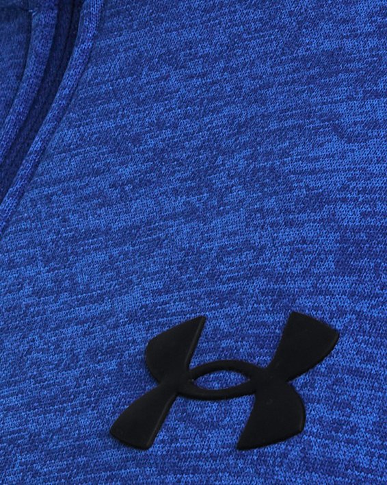 Męska bluza z krótkim zapięciem Armour Fleece® Twist, Blue, pdpMainDesktop image number 3
