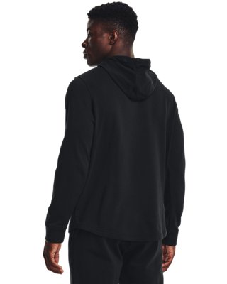Sudadera con capucha UA Rival Terry Logo para hombre, Black, pdpMainDesktop image number 1