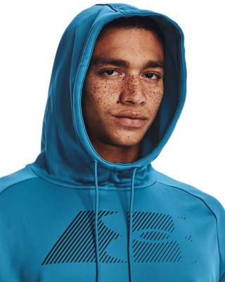 Sudadera con capucha Armour Fleece&reg; Graphic para hombre, Blue, pdpMainDesktop image number 3