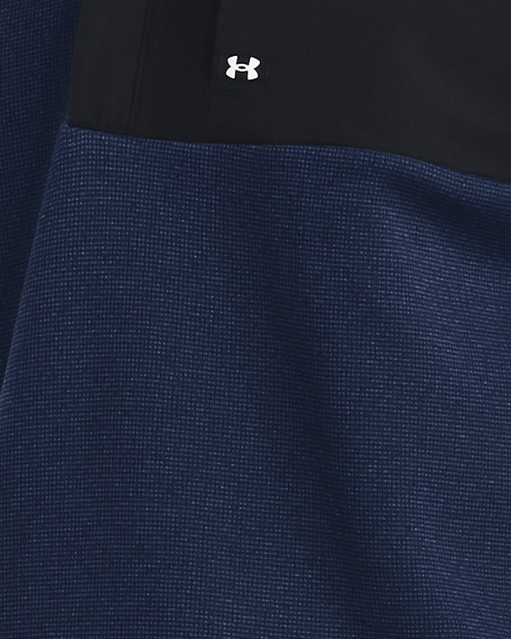 เสื้อซิปครึ่งตัว UA Storm SweaterFleece สำหรับผู้ชาย in Blue image number 0
