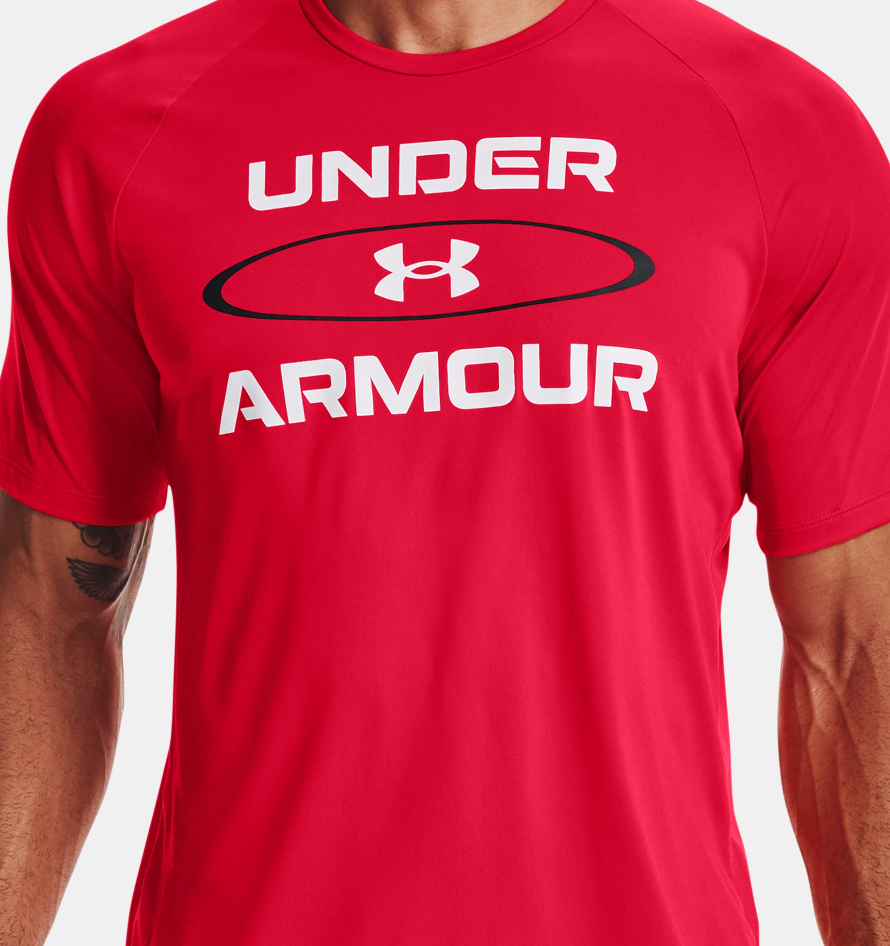 Camiseta de manga corta UA Tech™ 2.0 Wordmark hombre Armour