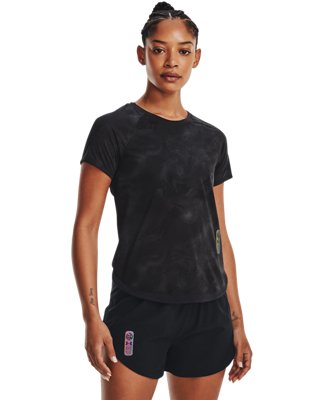 여성 UA 런 애니웨어 스피커 반팔 image number 0