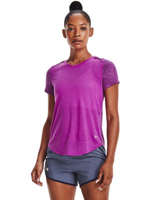 女士UA Streaker SnowCloud短袖T恤 image number 0