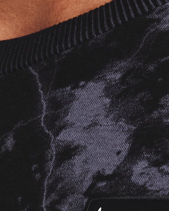 Sudadera Project Rock Rival Fleece Disrupt Printed para Hombre, Black, pdpMainDesktop image number 3