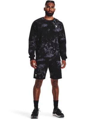 Project Rock Rival Fleece Disrupt estampado, Black, pdpMainDesktop image number 2