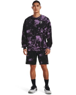 Project Rock Rival Fleece Disrupt estampado, Purple, pdpMainDesktop image number 2