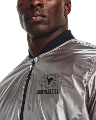 Men's Project Rock Disrupt Bomber Jacket image number 0