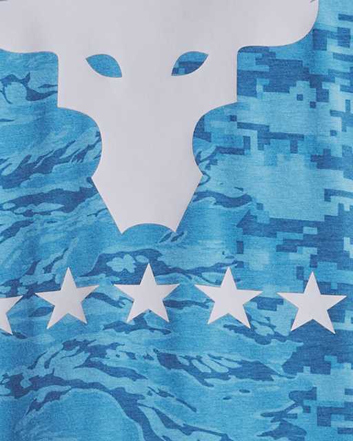 Men's Project Rock Veterans Day Show Camo T-Shirt | Under Armour