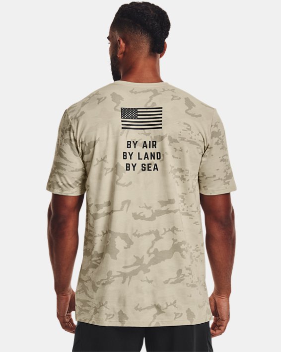 Men's Project Rock Veterans Day Show Camo T-Shirt