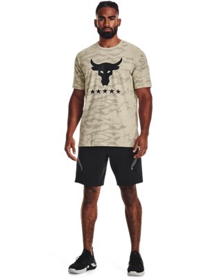 Playera Project Rock Veterans Day Show Camo para hombre Under