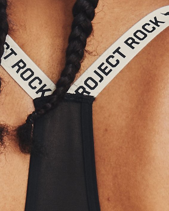 Sujetador deportivo Project Rock Infinity Mid para Mujer, Black, pdpMainDesktop image number 1
