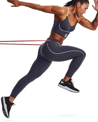 Under Armour Women's Project Rock Meridian Ankle Leggings. 1