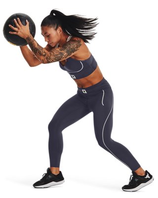 Under Armour Women's Project Rock Meridian Ankle Leggings. 4