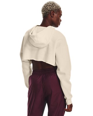 Women's Project Rock Crop Fleece Hoodie | Under Armour SG