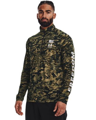 Men's UA Freedom Tech™ ½ Zip, Green, pdpZoomDesktop image number 0