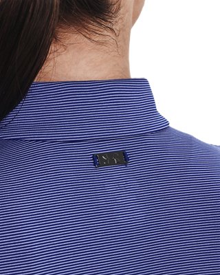 เสื้อโปโลแขนยาว UA Zinger MicroStripe สำหรับผู้หญิง image number 3