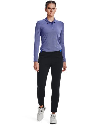 เสื้อโปโลแขนยาว UA Zinger MicroStripe สำหรับผู้หญิง image number 2