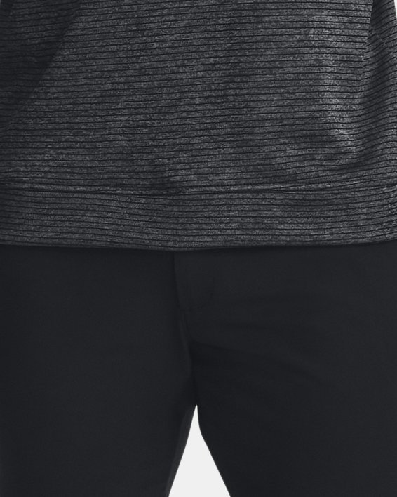 Herenshirt UA Storm SweaterFleece met korte rits, Black, pdpMainDesktop image number 2