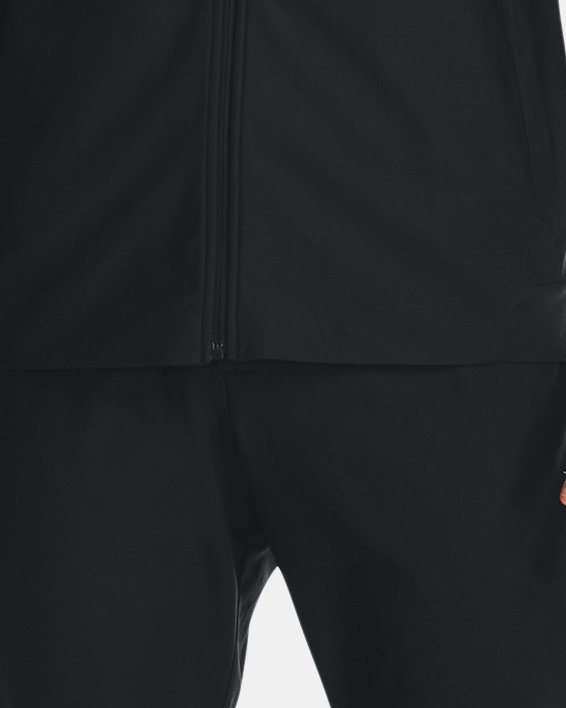 Herren UA Vanish Jacke mit durchgehendem Zip, Black, pdpMainDesktop image number 2