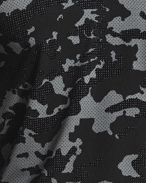 Men's UA Iso-Chill Charged Camo Polo, Black, pdpMainDesktop image number 0