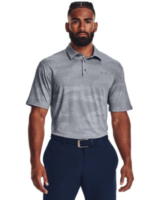 Men's Short Sleeve Polo Shirts Ultra-Soft Cotton Golf Shirts - Heather  Black / S