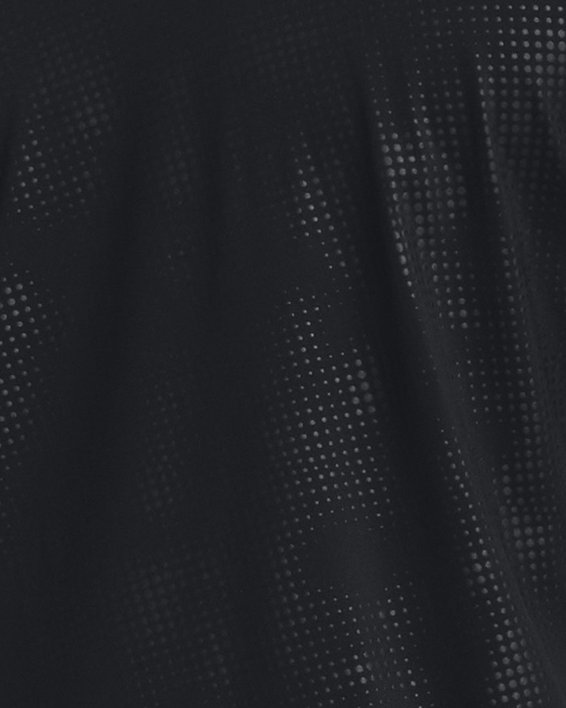 Men's UA RUSH™ Emboss Short Sleeve in Black image number 0
