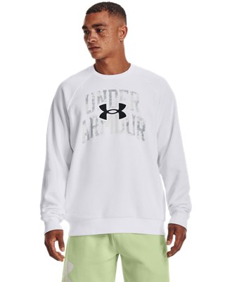 Men's UA Rival Fleece Wordmark Dye Crew | Under Armour