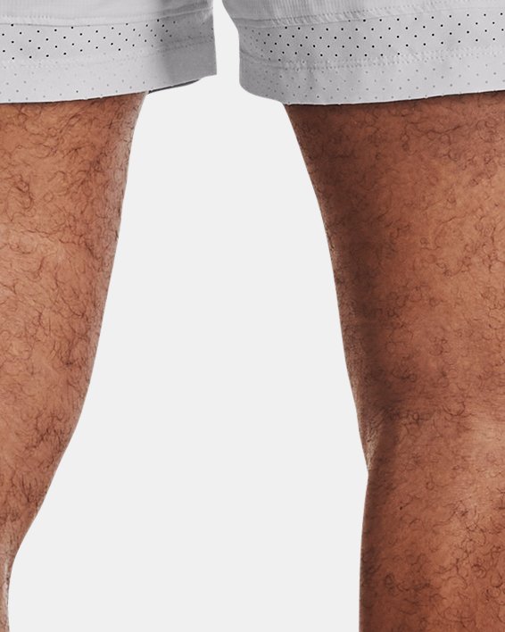 Shorts UA Vanish Woven de 15 cm para Hombre, Gray, pdpMainDesktop image number 1