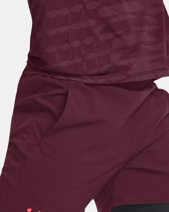 Men's UA Vanish Woven 6" Shorts in Maroon image number 2