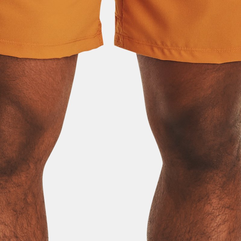 Pantalón corto de 15 cm Under Armour Vanish Woven para hombre Honey Naranja / Negro M